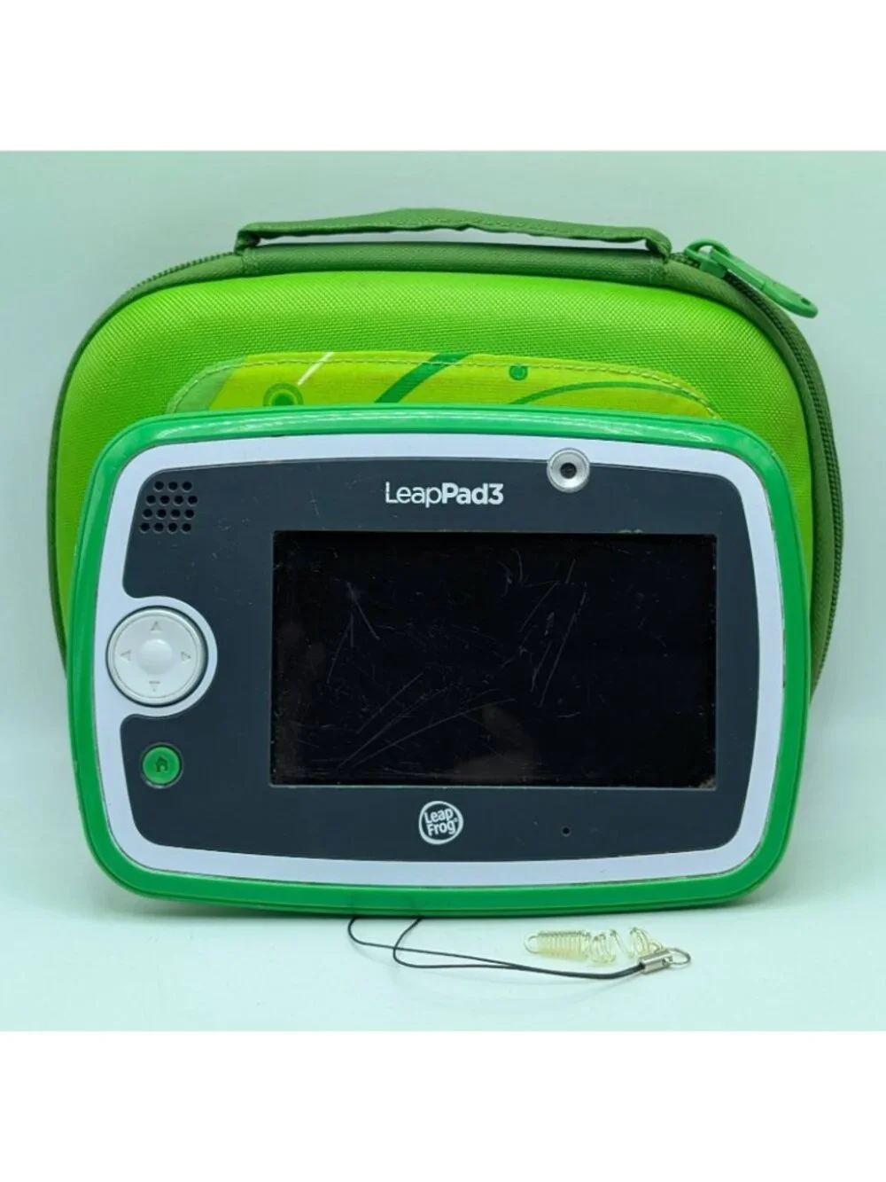 LeapFrog LeapPad3 Green Kids Educational Learning Tablet +Case Only Tested WORKS